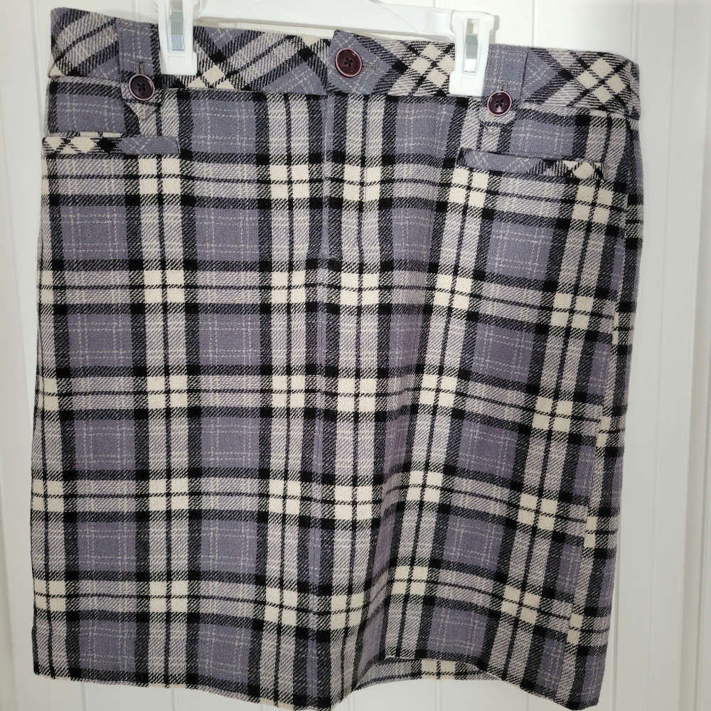 Eddie Bauer Plaid Skirt size 10